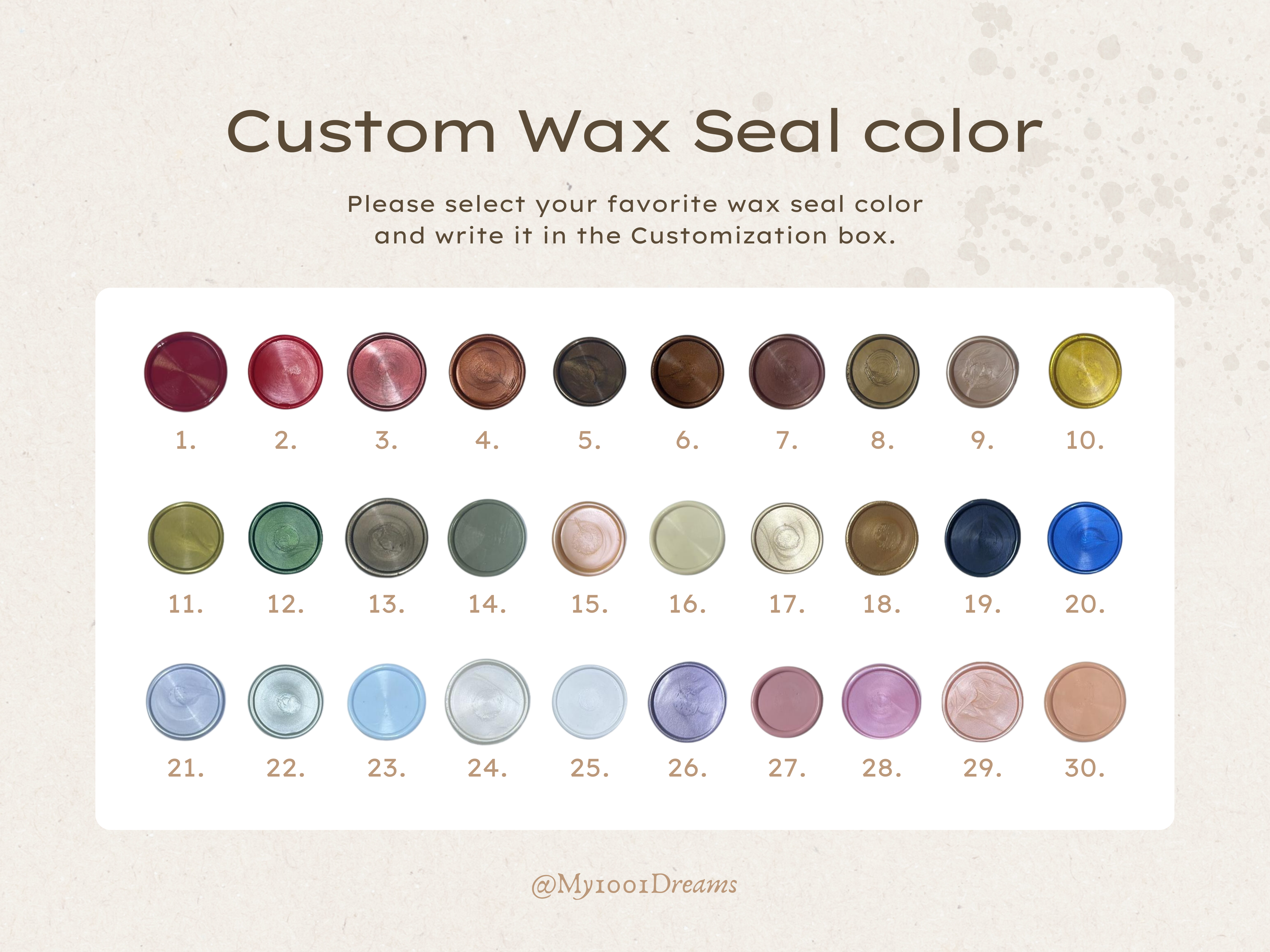 Pearl Detail Wax Seal Photo White Wedding Invitation