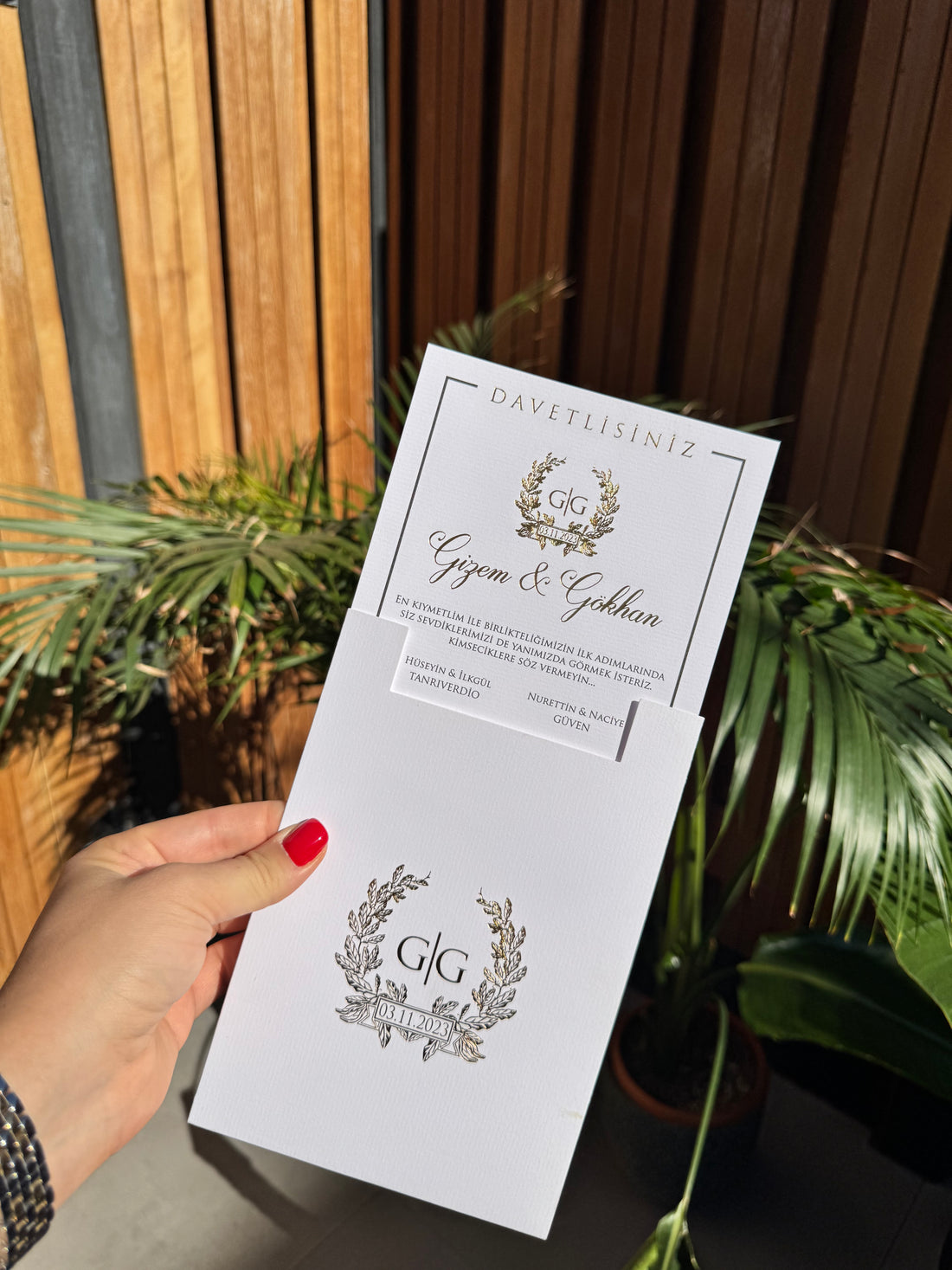 White Modern Wedding Invitation Elegant Minimal Timeless Design