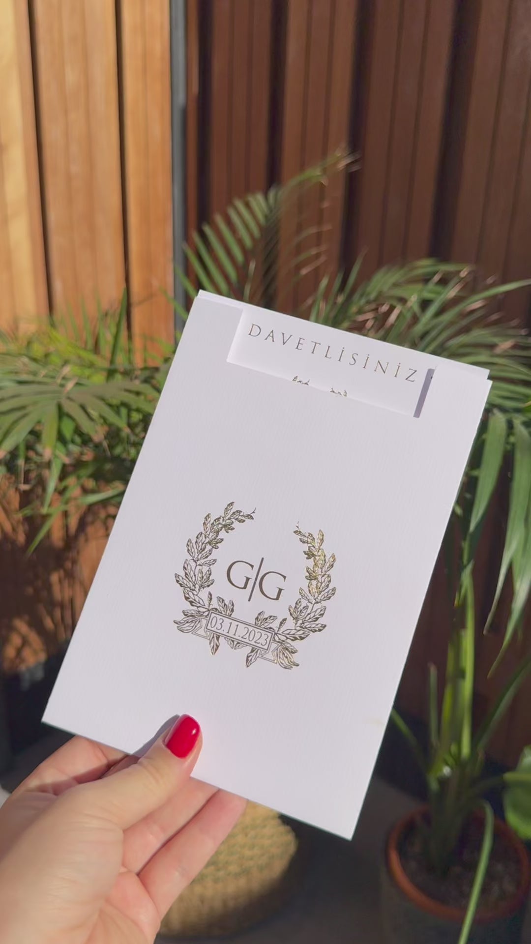 White Modern Wedding Invitation Elegant Minimal Timeless Design